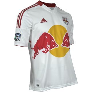 adidas Mens New York Red Bulls Primary Replica Jersey   Size Xl, White