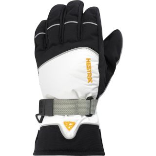 HESTRA Kids Isaberg Gloves   Size 6, White/black