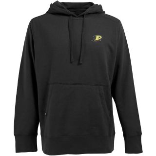 Antigua Anaheim Ducks Mens Hooded Sweatshirt   Size XL/Extra Large, Black