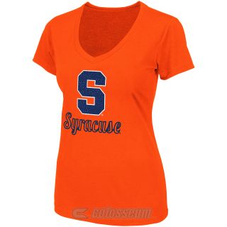 COLOSSEUM Womens Syracuse Orange Vegas V Neck T Shirt   Size Xl, Orange