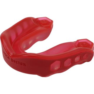 SHOCK DOCTOR Youth Gel Max Mouthguard   No Strap   Size Youth, Red