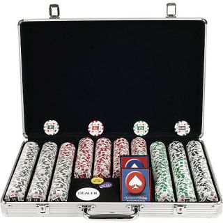 Trademark Global 650 11.5g 4 Aces Poker Chip Set w/ Executive Aluminum Case (10 