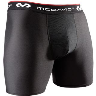 McDavid Teen Performance Short with Flex Cup   Size Large, Black (9255JCFR B L)