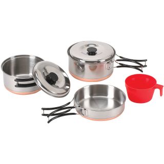 Stansport Stainless Steel 1 person Cook Set (361)