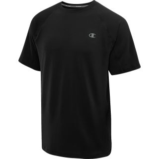 CHAMPION Mens Vapor PowerTrain Short Sleeve T Shirt   Size Medium, Black