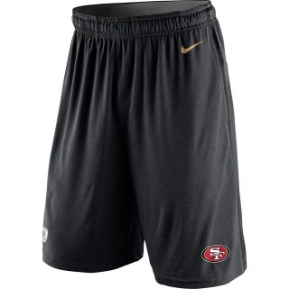 NIKE Mens San Francisco 49ers Dri FIT Fly Shorts   Size Medium, Green