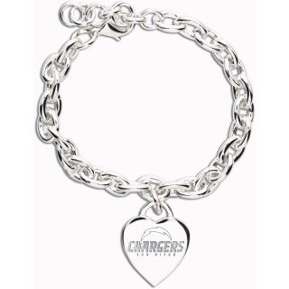 Wincraft San Diego Chargers Heart Charm Bracelet (62382091)