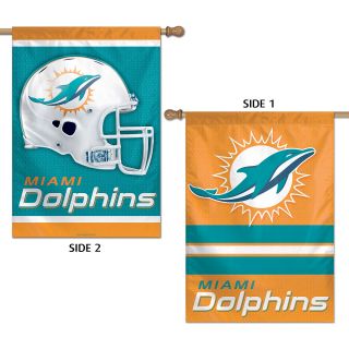 WINCRAFT Miami Dolphins Double Sided Vertical House Flag