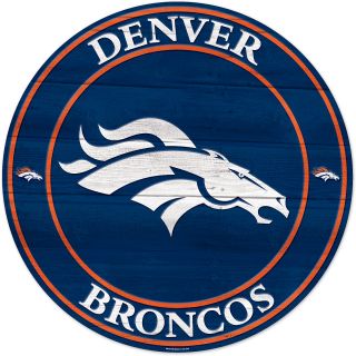 Wincraft Denver Broncos Round Wooden Sign (56589011)