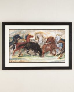 The Long Gallop Giclee Print