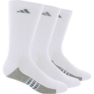 adidas 3PK Superlite Crew Socks   Size Sock Size 6 12, White/aluminum (5125719)
