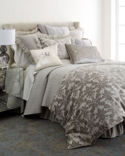 King Damask Sham with Ruffle