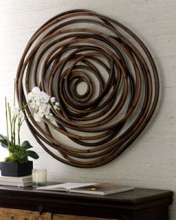 Wooden Swirl Wall Decor