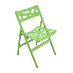 Pair Of Green Cyclone Indoor/outdoor Folding Chairs (set Of 2)