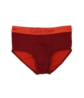 Calvin Klein Underwear Dual Tone Square Cut Brief U3071 Mens Underwear (Red)