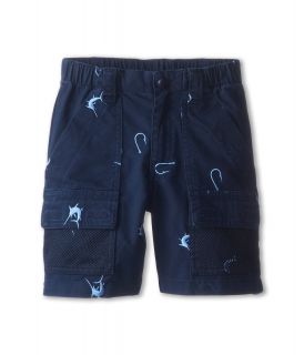 Columbia Kids Half Moon Embroidered Short Boys Shorts (Black)