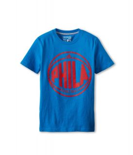 adidas Kids Retro Phila Boys T Shirt (Blue)