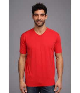 Agave Denim B. Copeland S/S V Neck Mens Short Sleeve Pullover (Red)