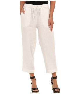 Jones New York Pull On Pant w/ Back Patch Pocket Womens Casual Pants (White)