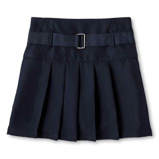Izod Belted Scooter Skirt   Girls 4 16 and Girls Plus, Su Navy, Girls
