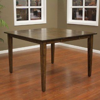 American Heritage Este 54 Inch Butterfly Counter Height Dining Table In Coastal Grey Kitchen Kitchen & Dining