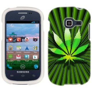 Samsung Galaxy Centura Green Hemp Leaf Phone Case Cover Cell Phones & Accessories