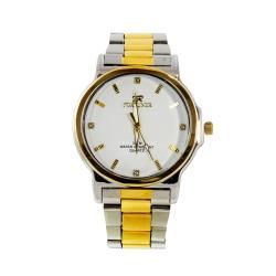 Fortune Men's 'Baton' Silver and Gold Two tone Watch Fortune Men's Joy Watches