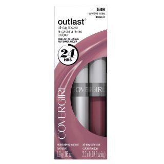 COVERGIRL Outlast All Day Two Step Lipcolor Always Rosy 549, 0.13 Oz  Lipstick  Beauty