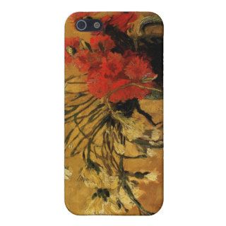 Vase with Red and White Carnations by Van Gogh iPhone 5 Cases