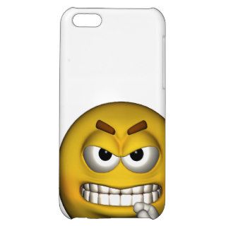 angry smiley iPhone 5C cases