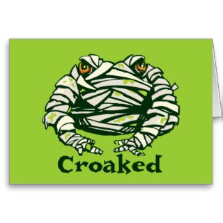 Frog Mummy Greeting Cards