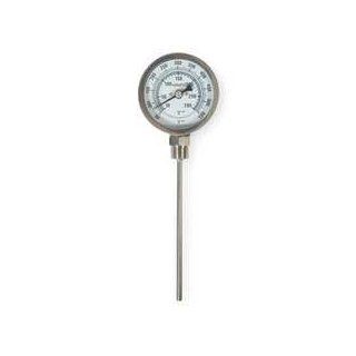 Industrial Grade 1NFZ7 Thermometer, Dial Size 3 In, 50 to 550 F Science Lab Bi Metal Thermometers