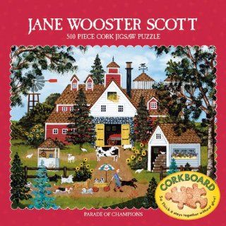 550 Piece Jane Wooster Scott Cork Puzzle Toys & Games