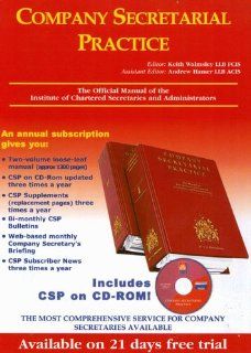Company Secretarial Practice Manual   Incls CD Rom Magazines
