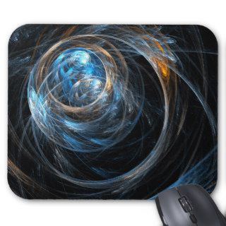 Around the World Abstract Art Mousepad