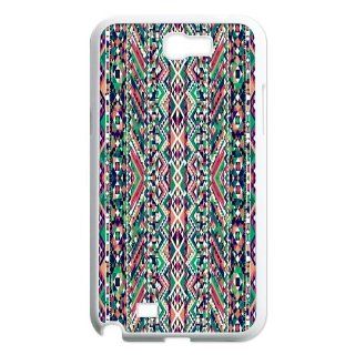 Turquoise Girly Aztec Andes Tribal Pattern Printed On Cellphone Cases for Samsung Galaxy Note 2 N7100 EWP Cover 11149 Cell Phones & Accessories