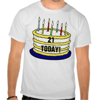 Blow Out the Candles on the Birthday Cake Tee Shirt
