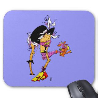 Tango Shoes   Funny Ostrich Designs Mousepad