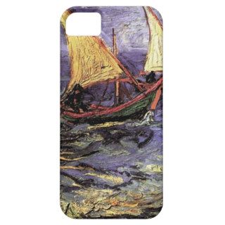 Van Gogh Seascape at Saintes Maries, Vintage Art iPhone 5 Covers