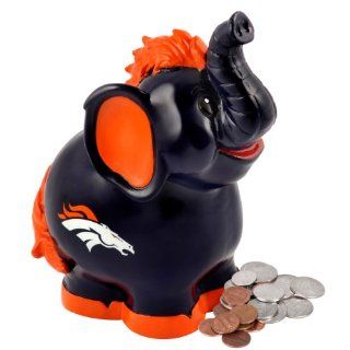 NFL Denver Broncos Thematic Elephant Piggy Bank Sports & Outdoors