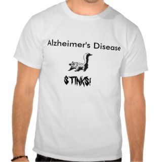 Alzheimer's Disease Stinks T shirt