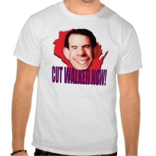 Cut Wisconsin Governor Scott Walker T Shirt
