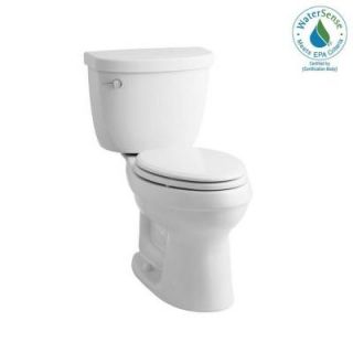 KOHLER Cimarron 2 piece 1.28 GPF Comfort Height Elongated Toilet w/ AquaPiston Flushing Technology in Honed White DISCONTINUED K 3609 HW1