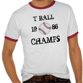 T Ball Champs T Shirt