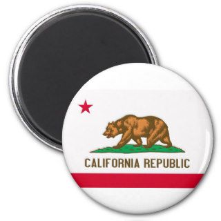 California Republic State Flag Refrigerator Magnets