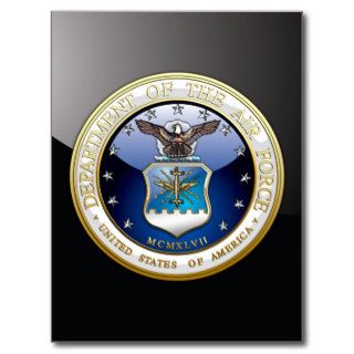 U.S. Air Force (USAF) Emblem Postcards