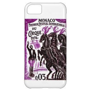 1974 Monaco Circus Horse Trainer Postage Stamp iPhone 5C Cases