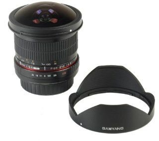Samyan  SAMYANG 8mm F3.5 Fish eye CS II AE for Nikon  Slr Camera Lenses  Camera & Photo