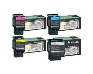 Lexmark Part# C540H1KG, C540H1CG, C540H1MG, C540H1YG Toner Cartridge Set (OEM) Electronics
