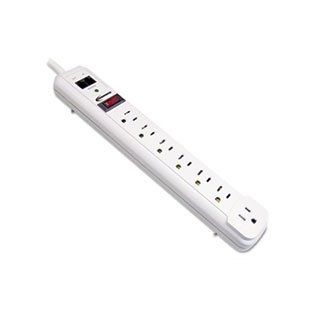 Surge Protector, 7 Outlets, 6ft Cord, Tel/DSL, 540 Joules Electronics